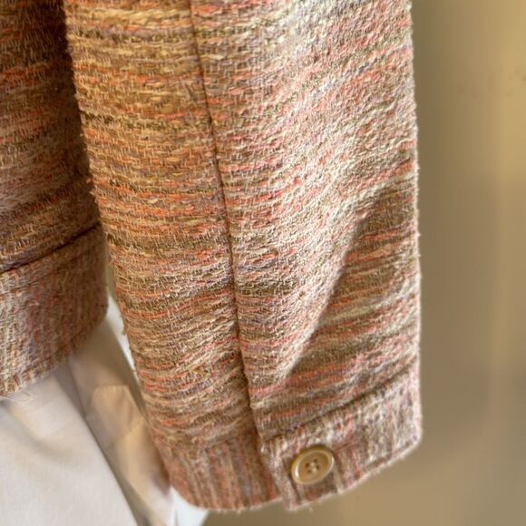 Worth Silk Cropped Tweed Jacket. ❤️❤️❤️ - Picture 5 of 7